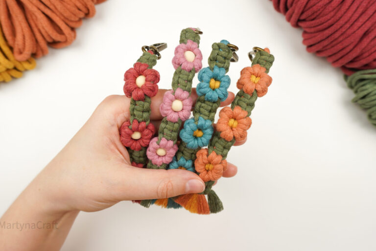 Kwietne breloczki, Martyna Craft