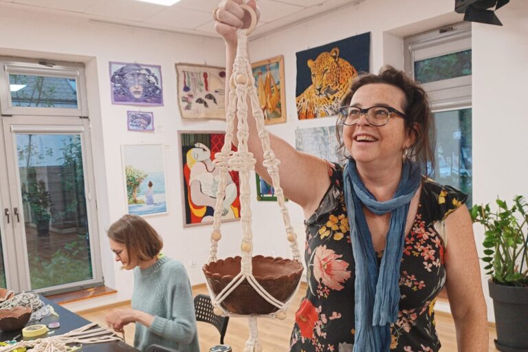 Warsztaty makramowe kwietniki,  Filia BOK Estrady 05.25